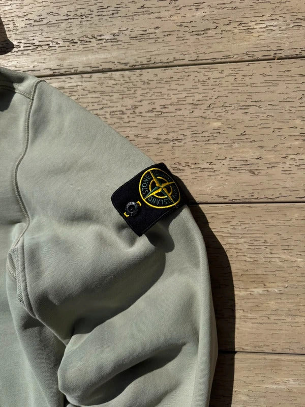 Stone Island Hoodie in Sage Green