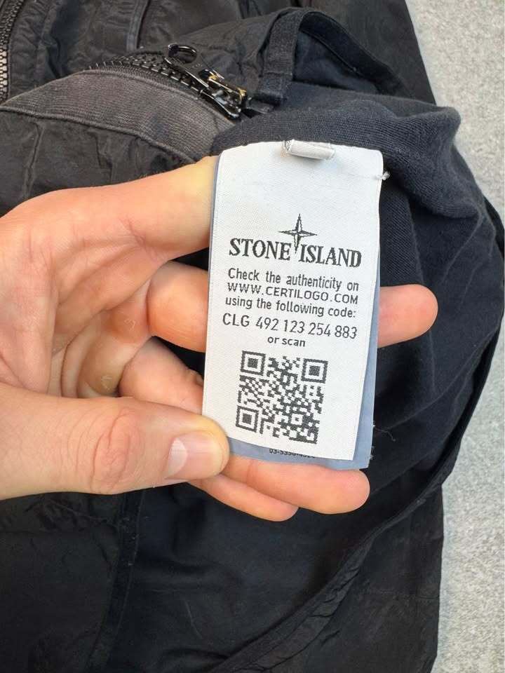 Black Stone Island Nylon Metal Jacket