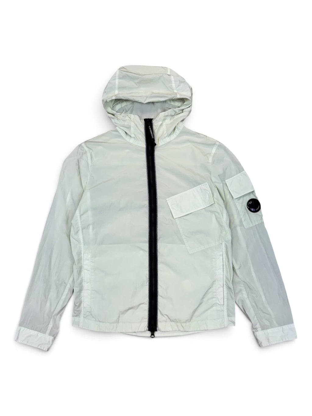 C.P. Company Mint Chrome Hooded Lens Jacket - Small