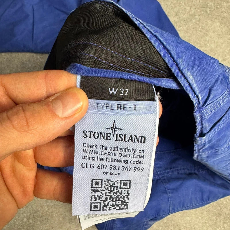 Rare Blue Stone Island Cargos