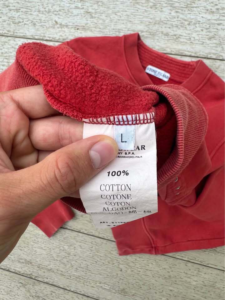 Stone Island Vinatage Crewneck in Red