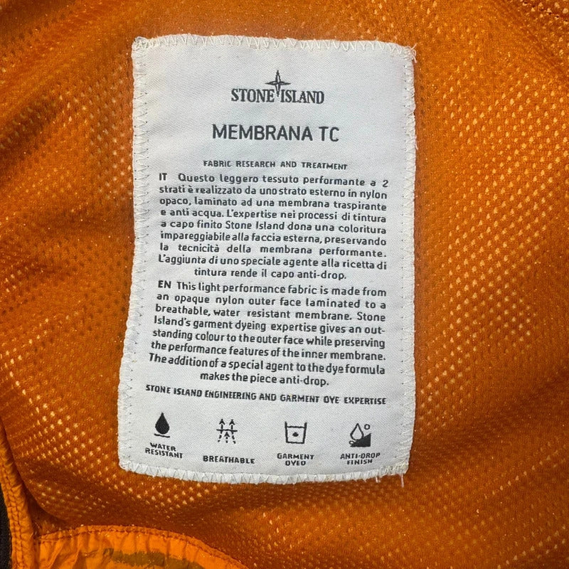 Stone Island Membrana TC Jacket in Orange