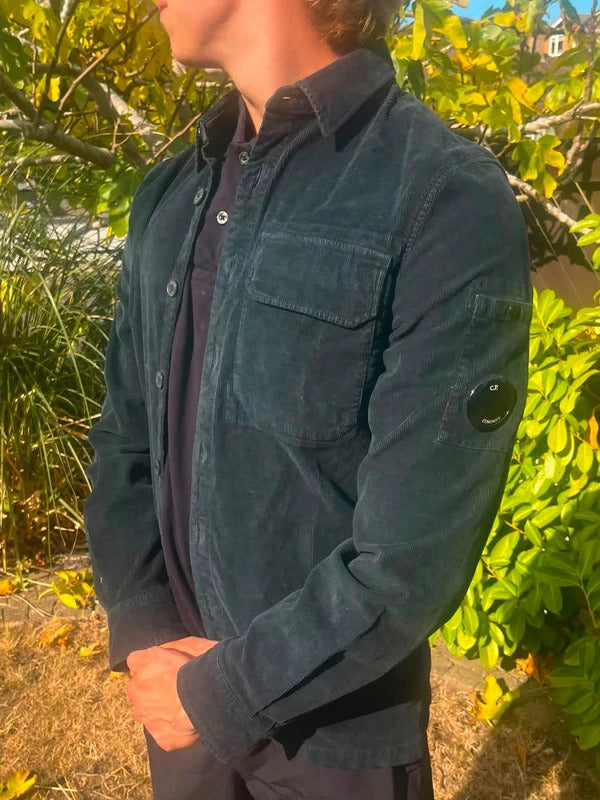 CP Company Corduroy Buttoned Overshirt