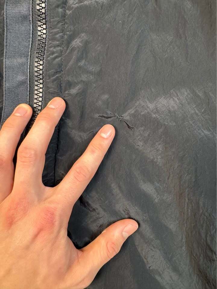 Black Stone Island Nylon Metal Jacket