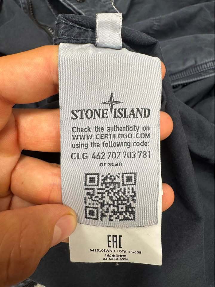 Stone Island Double Pocket Overshirt in Brushed Navy