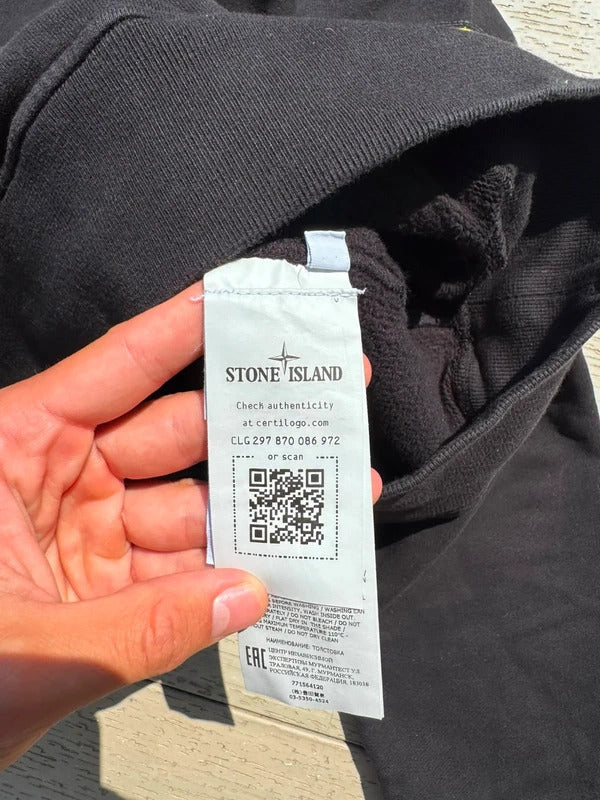 Stone Island Hoodie in Black