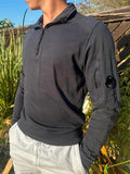 C.P. Company Quarter Zip in Navy