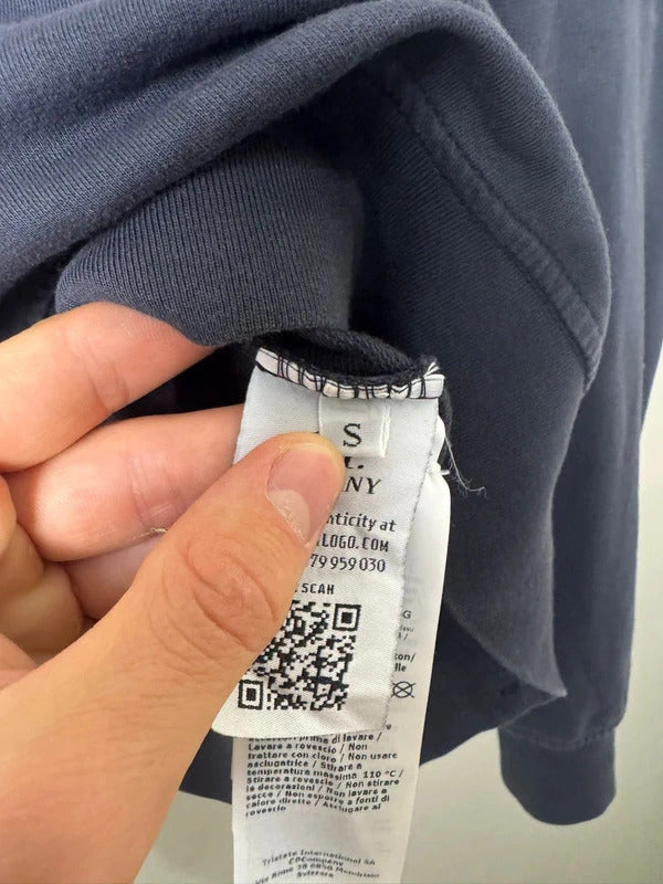 C.P. Company Quarter Zip in Navy