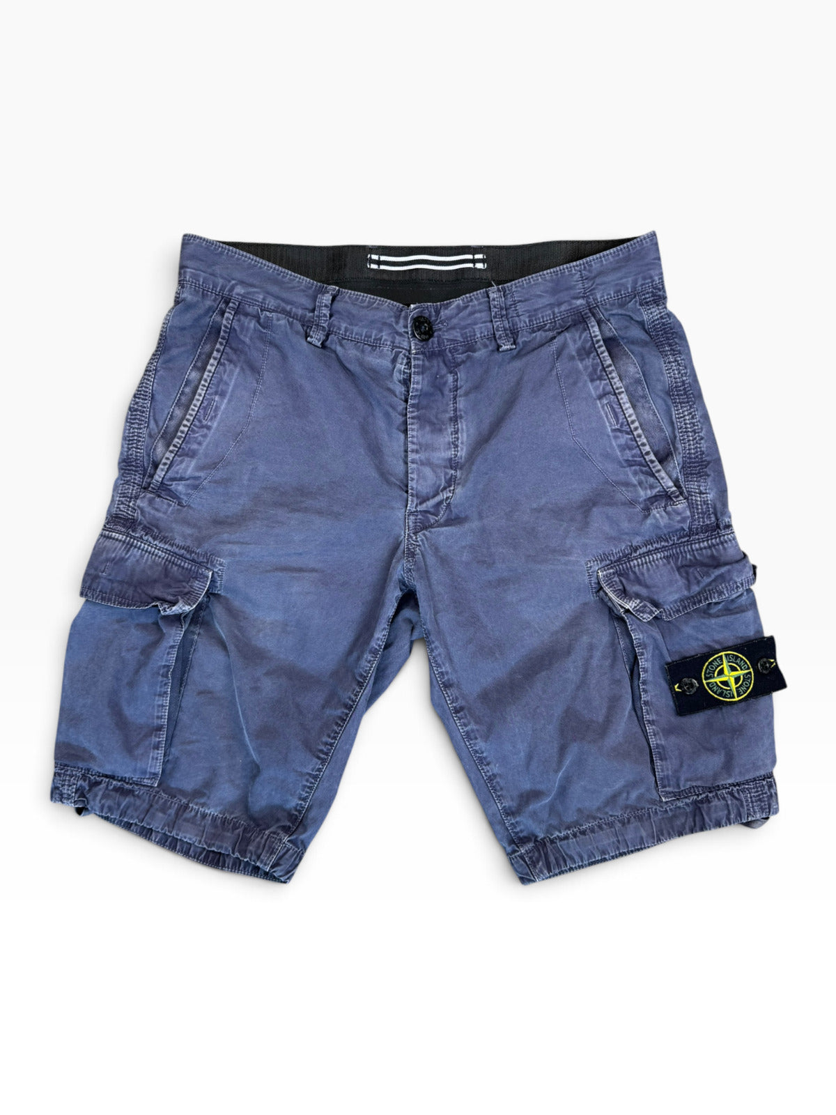 Stone Island SS2014 Navy Cotton Cargo Shorts - W30