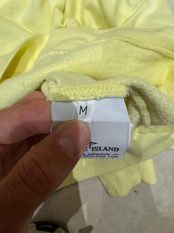 Stone Island Hoodie in Yellow