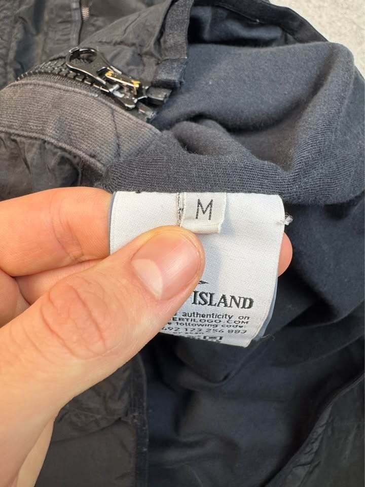 Black Stone Island Nylon Metal Jacket