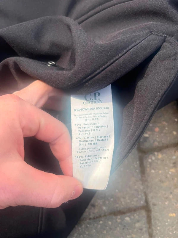 CP Company Black Fishtail Parka