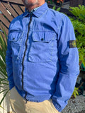 Stone Island Overshirt in Brushed Blue