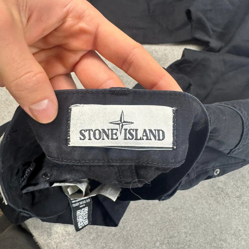 Black Stone Island Chinos