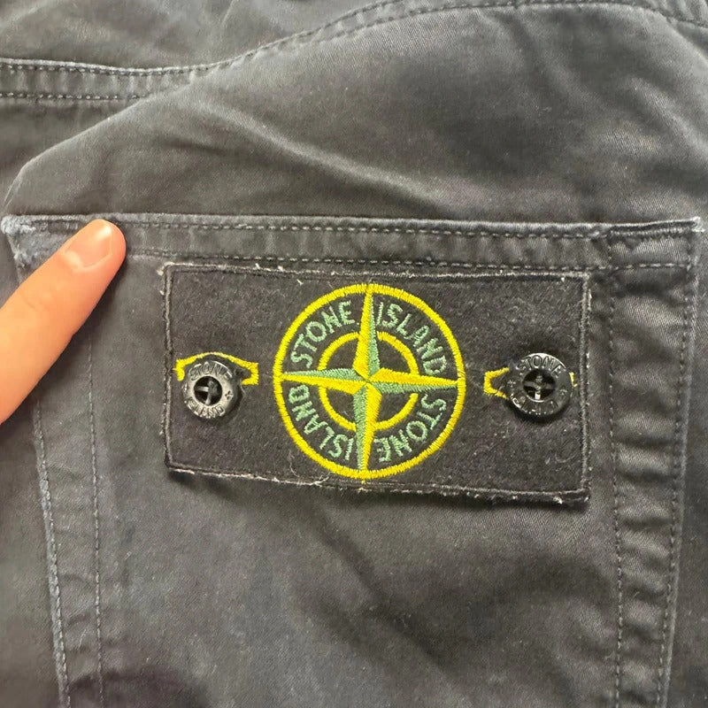 Black Stone Island Chinos