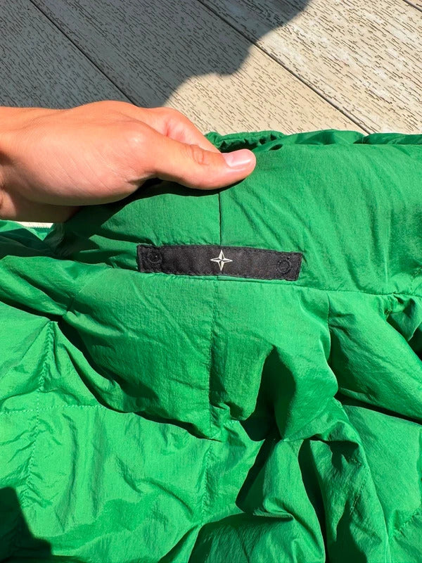 Stone Island Denims Coat in Green