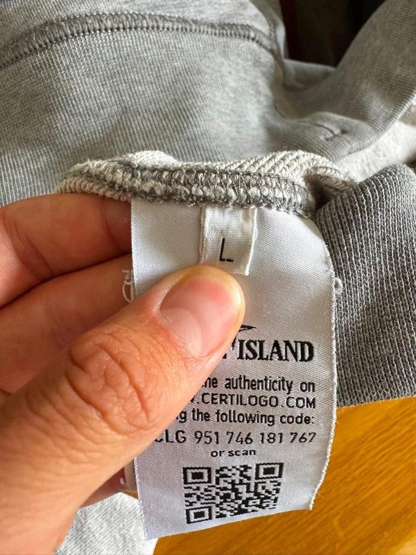 Grey Stone Island Hoodie