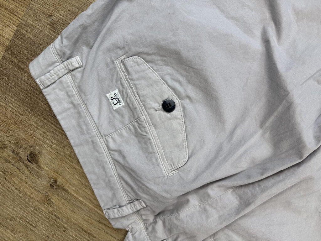C.P. Company Cotton Gabardine Regular Chino Trousers - Paloma Grey - 52