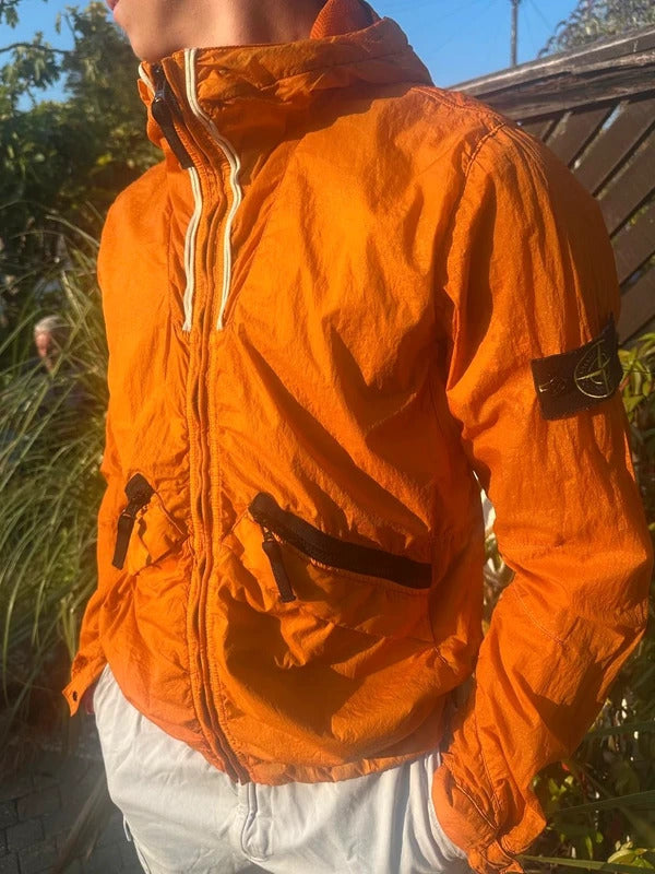 Stone Island Membrana TC Jacket in Orange