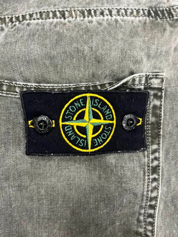 Stone Island Denim Jeans in a Brushed Grey