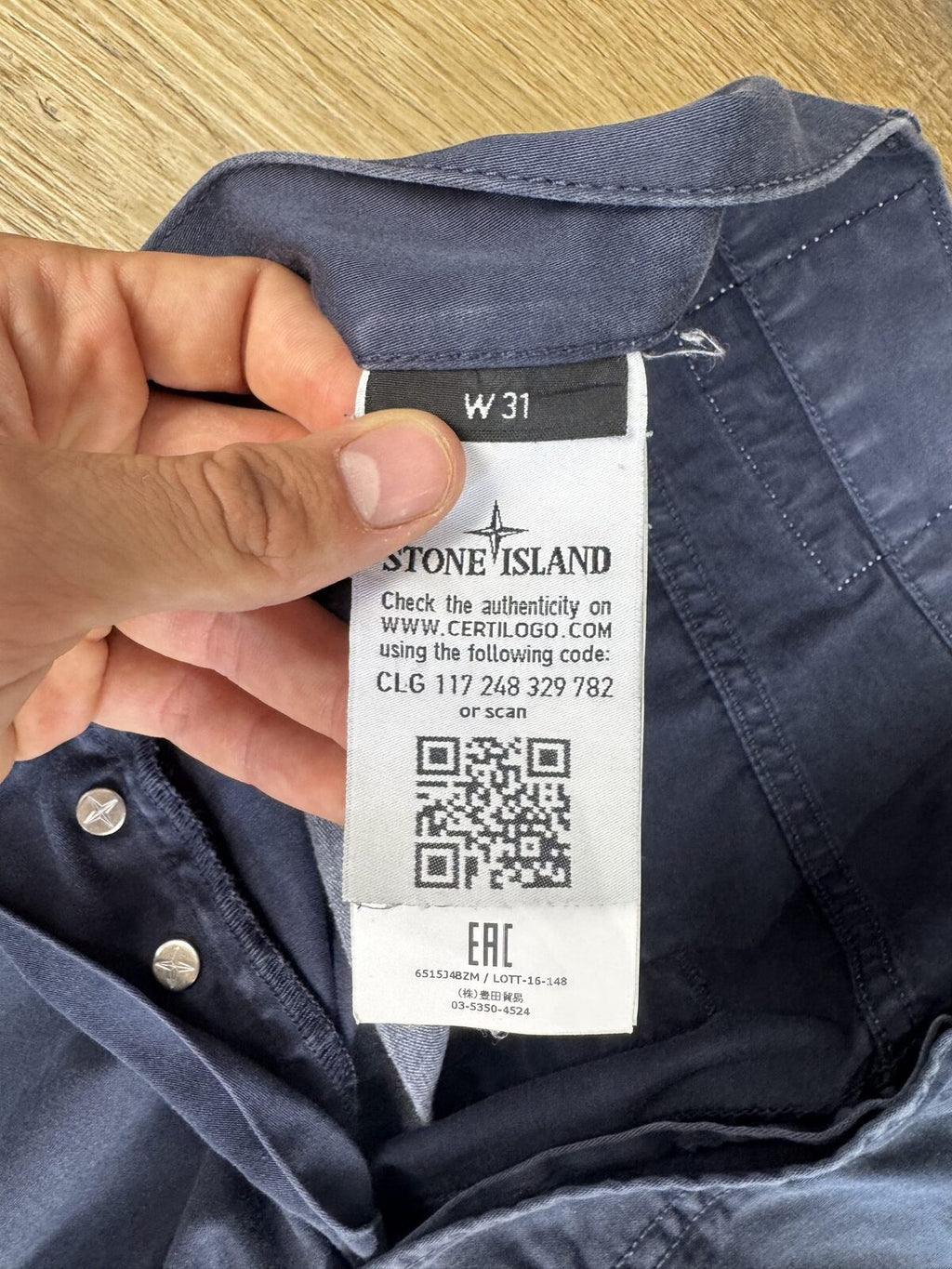 Stone Island Type RE-T Jeans - Navy - W31