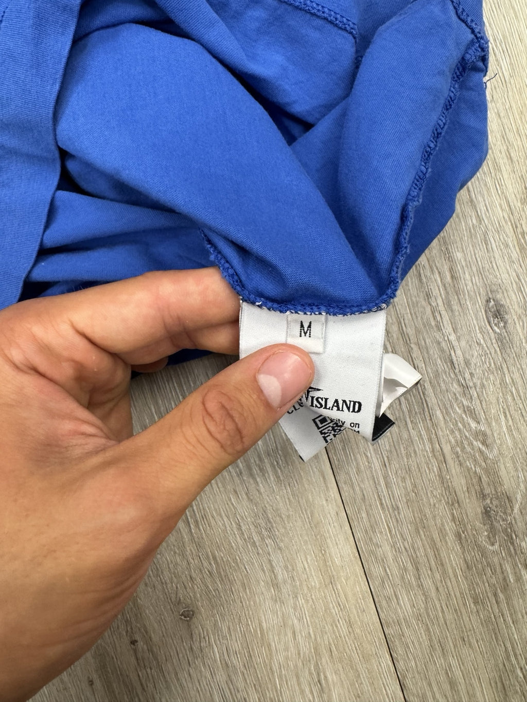 Stone Island Royal Blue Compass Logo T-Shirt - Medium