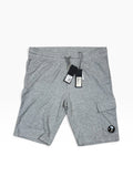 C.P. Company Micro Lens Fleece Cargo Shorts - Grey - 3XL