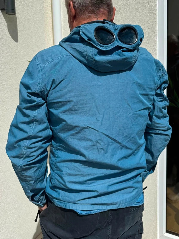 CP Company 50 Fili Jacket in Sky Blue