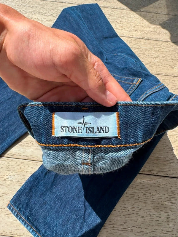 Stone Island Denim Jeans in Navy Blue