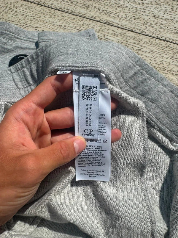 CP Company Cotton Cargo Shorts in Grey