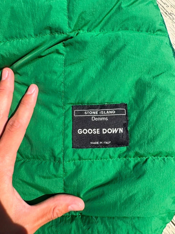 Stone Island Denims Coat in Green