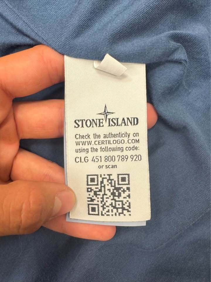 Blue Stone Island Nylon Metal Shimmer Jacket