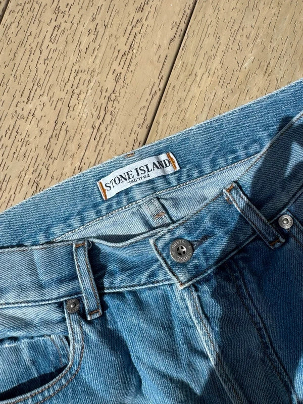 Stone Island Denim Jeans in Light Blue