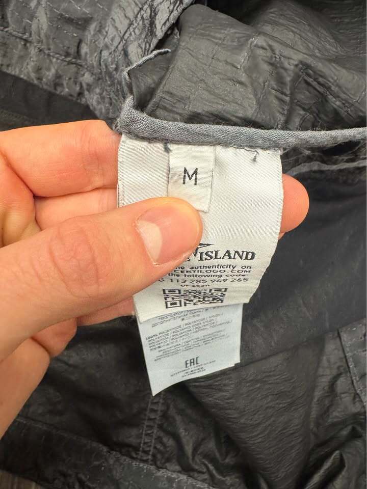 Grey Nylon Metal Jacquard Jacket