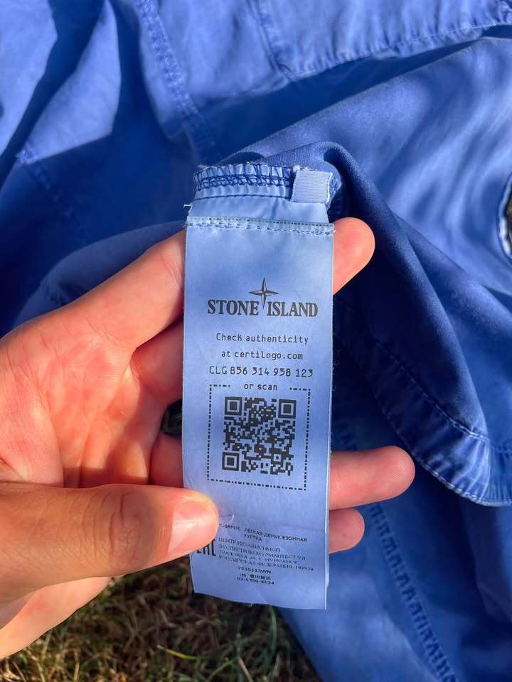 Stone Island Overshirt in Brushed Blue