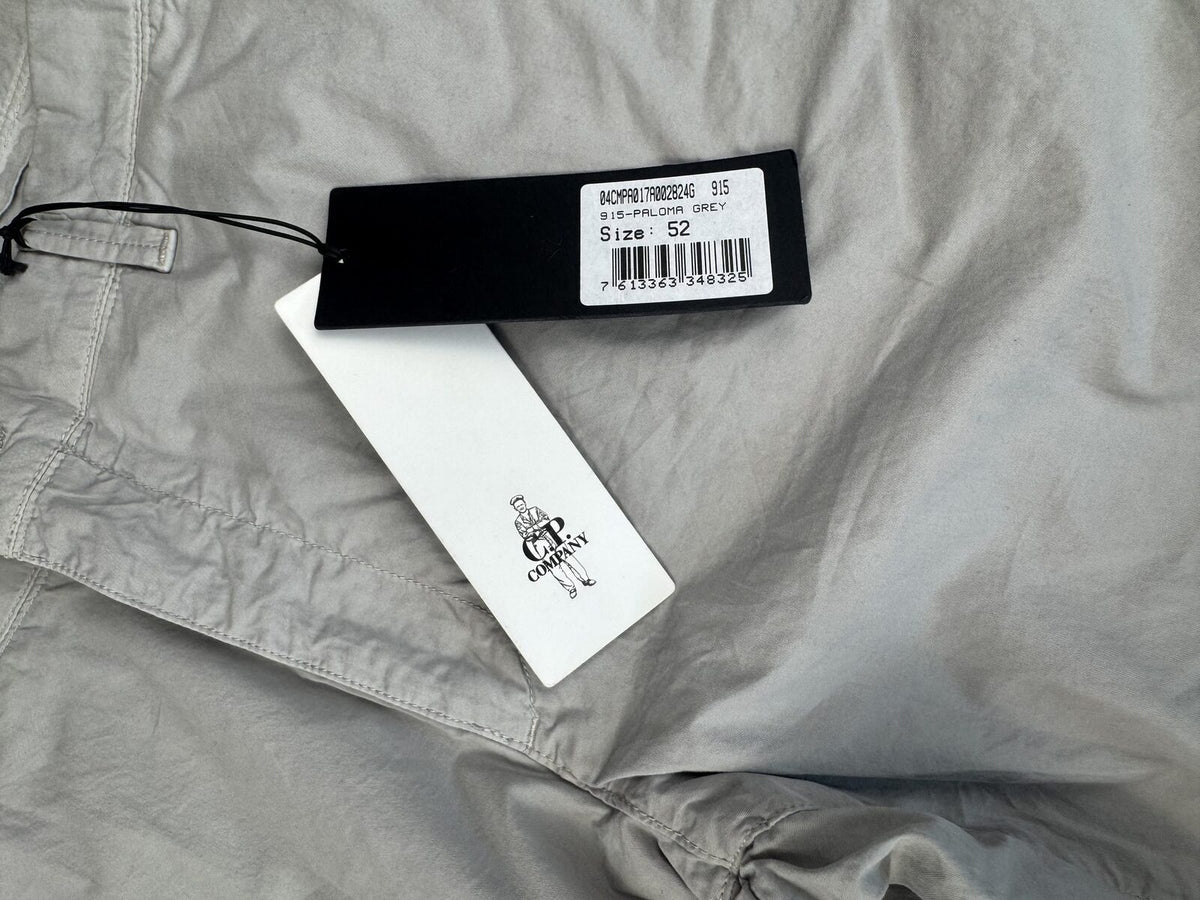 C.P. Company Cotton Gabardine Regular Chino Trousers - Paloma Grey - 52