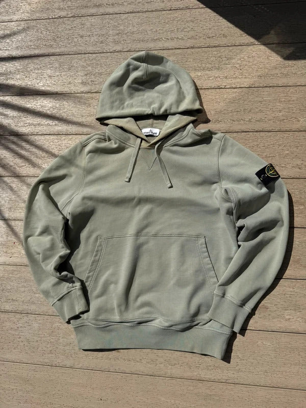 Stone Island Hoodie in Sage Green