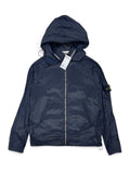 Stone Island Vintage Navy Full Nylon Hooded Jacket - Medium