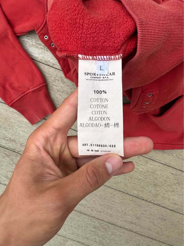 Stone Island Vinatage Crewneck in Red
