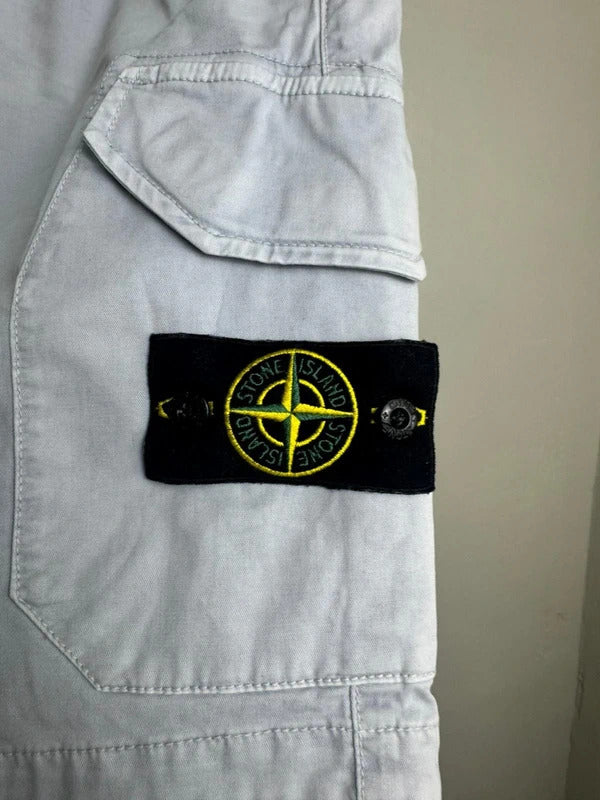 Stone Island Baby Blue Cargo Shorts