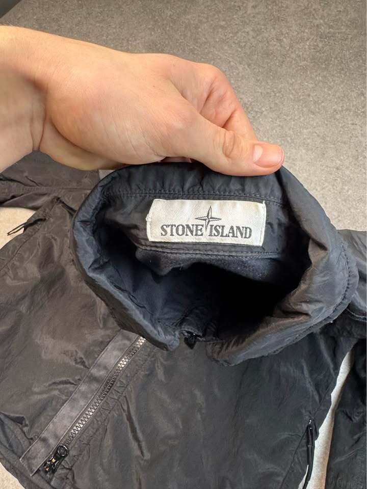 Black Stone Island Nylon Metal Jacket