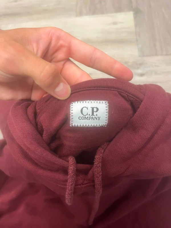 Burgundy C.P. Company Hoodie