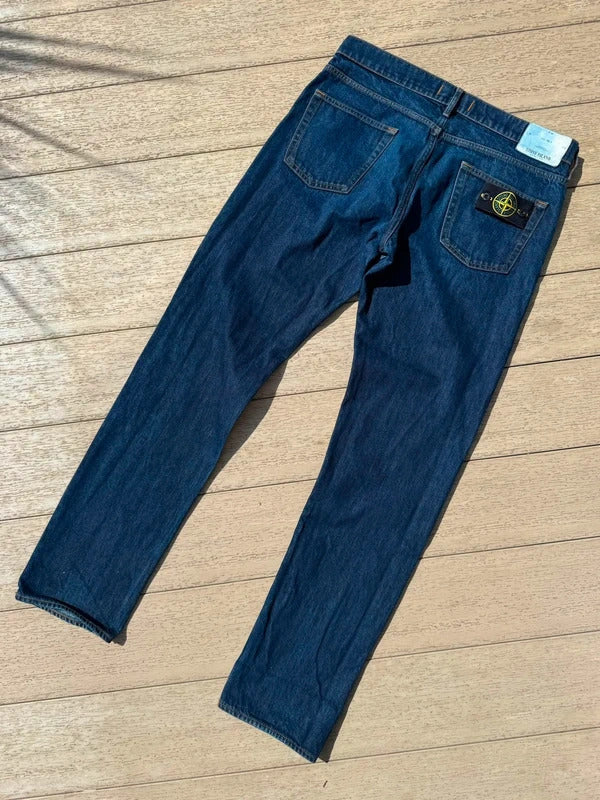 Stone Island Denim Jeans in Navy Blue