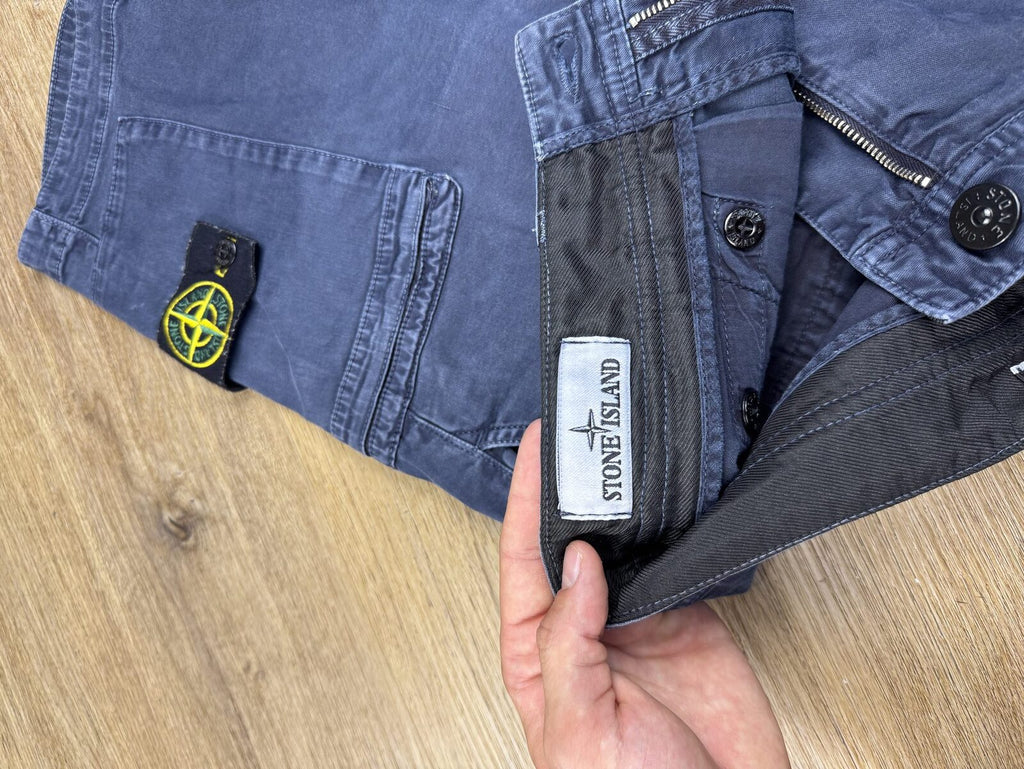 Stone Island Type SL Cargo Shorts - Blue - W30