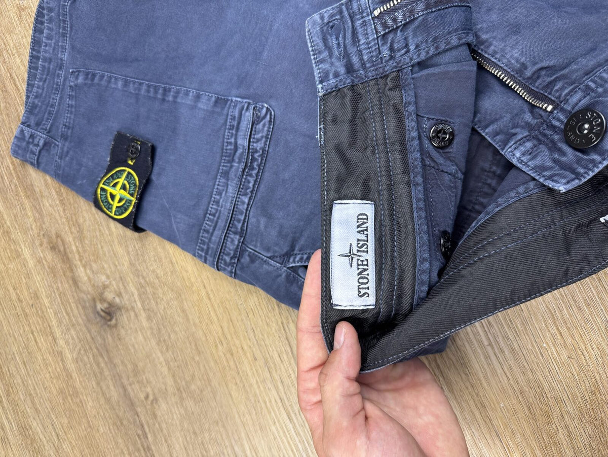 Stone Island Type SL Cargo Shorts - Blue - W30