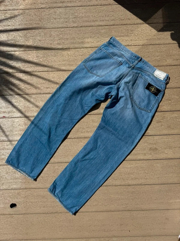 Stone Island Denim Jeans in Light Blue