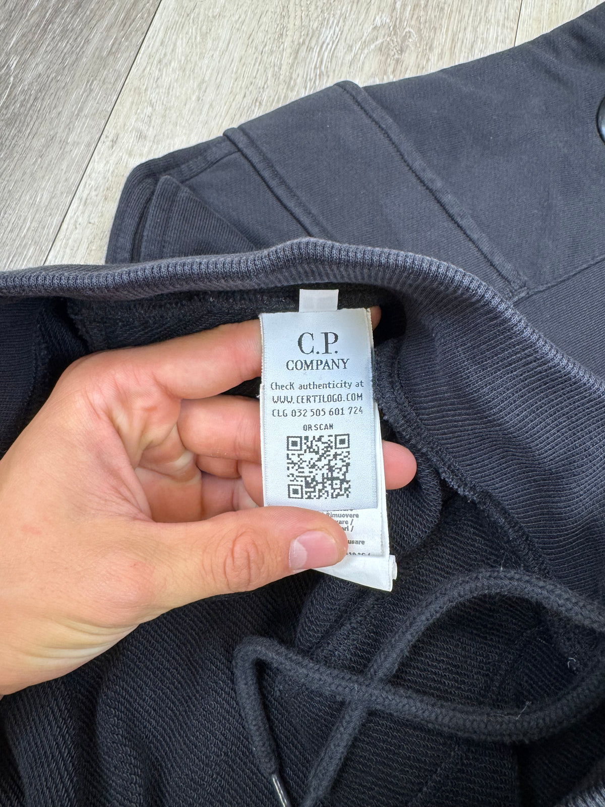 Black C.P. Company Lens Jogger Trousers - W34