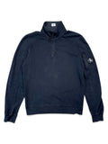 Navy C.P. Company Quarter-Zip Jumper - S