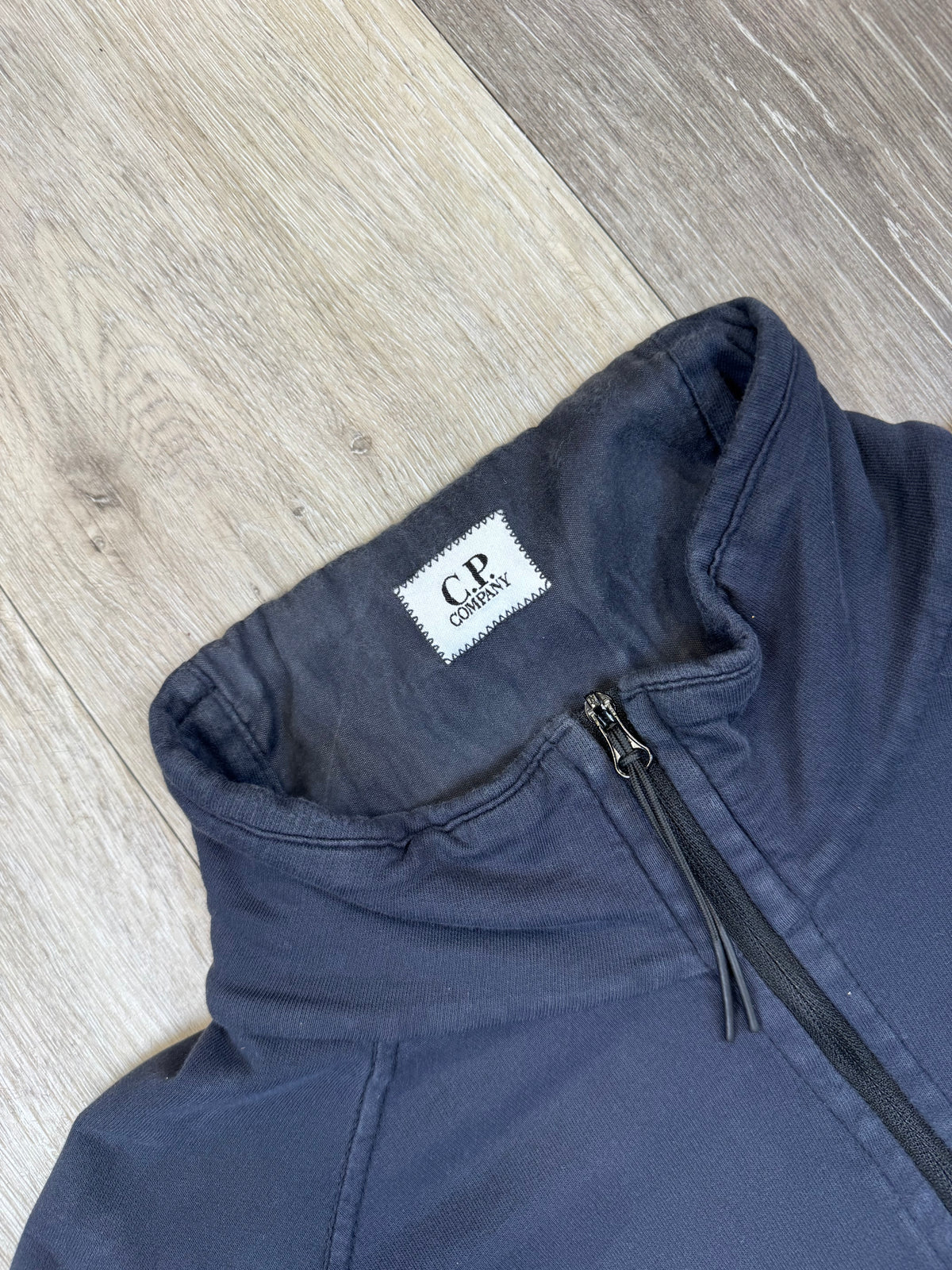 Navy C.P. Company Quarter-Zip Jumper - S