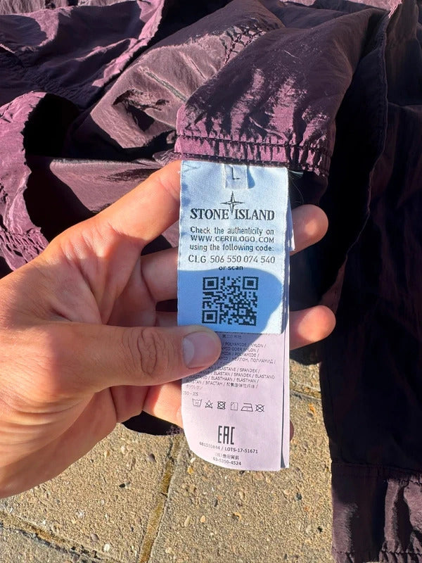 Stone Island Nylon Metal in Electric Purple